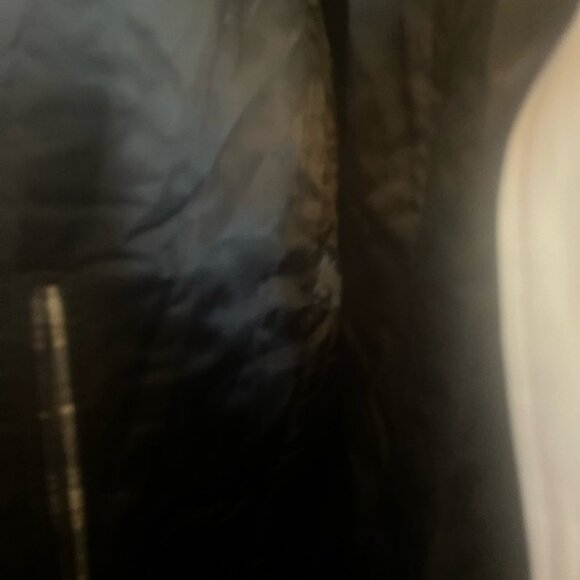 London Fog trench coat double breasted zip quilted lining plaid interior 46 LONG - Picture 13 of 14